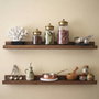 Hanah Home Raf333 Estantería de Pared de Madera Maciza
